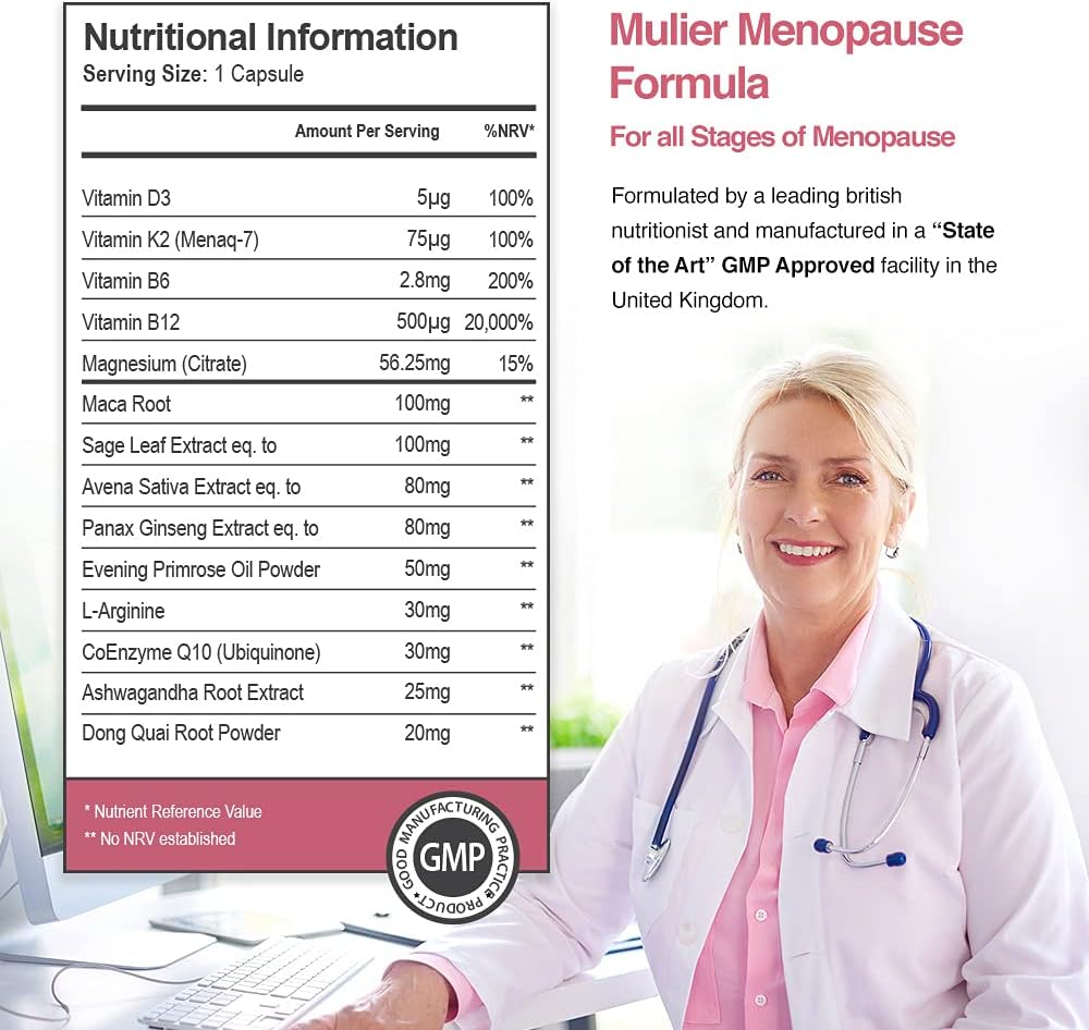 Mulier | Menopause Supplement UK | Natural Relief for Hot Flushes & Mood Swings