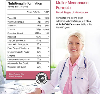 Mulier | Menopause Supplement UK | Natural Relief for Hot Flushes & Mood Swings